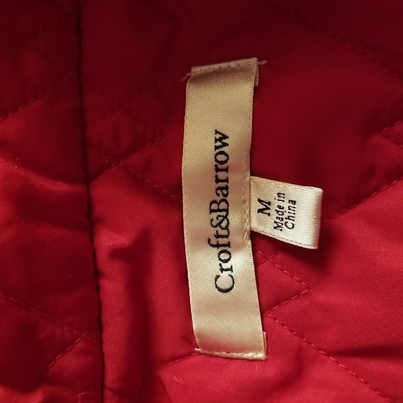 CROFT & BARROW Red Vest M - Picture 9 of 12